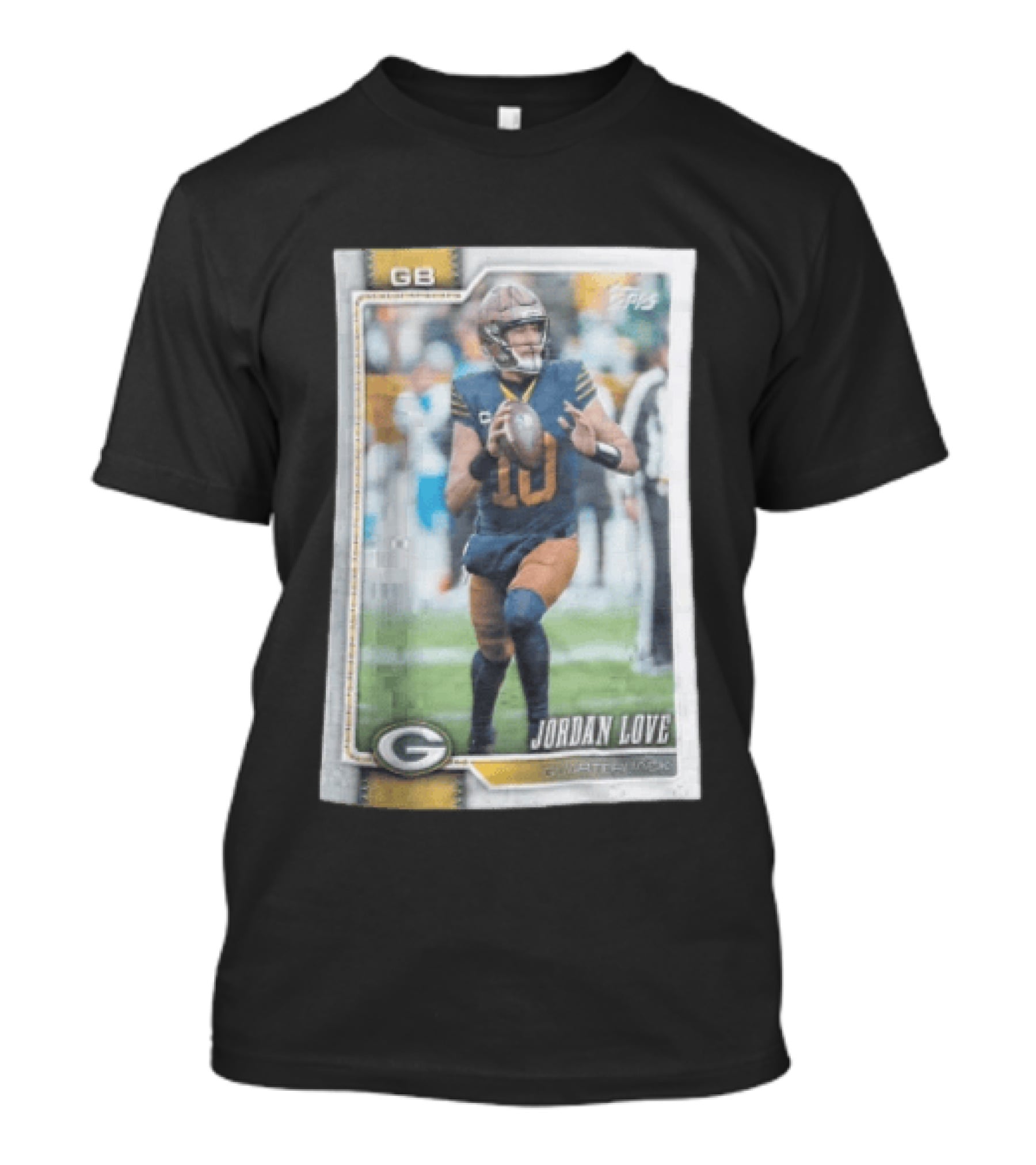 2026 Topps Jordan Love Packers GB Football Card T-Shirt
