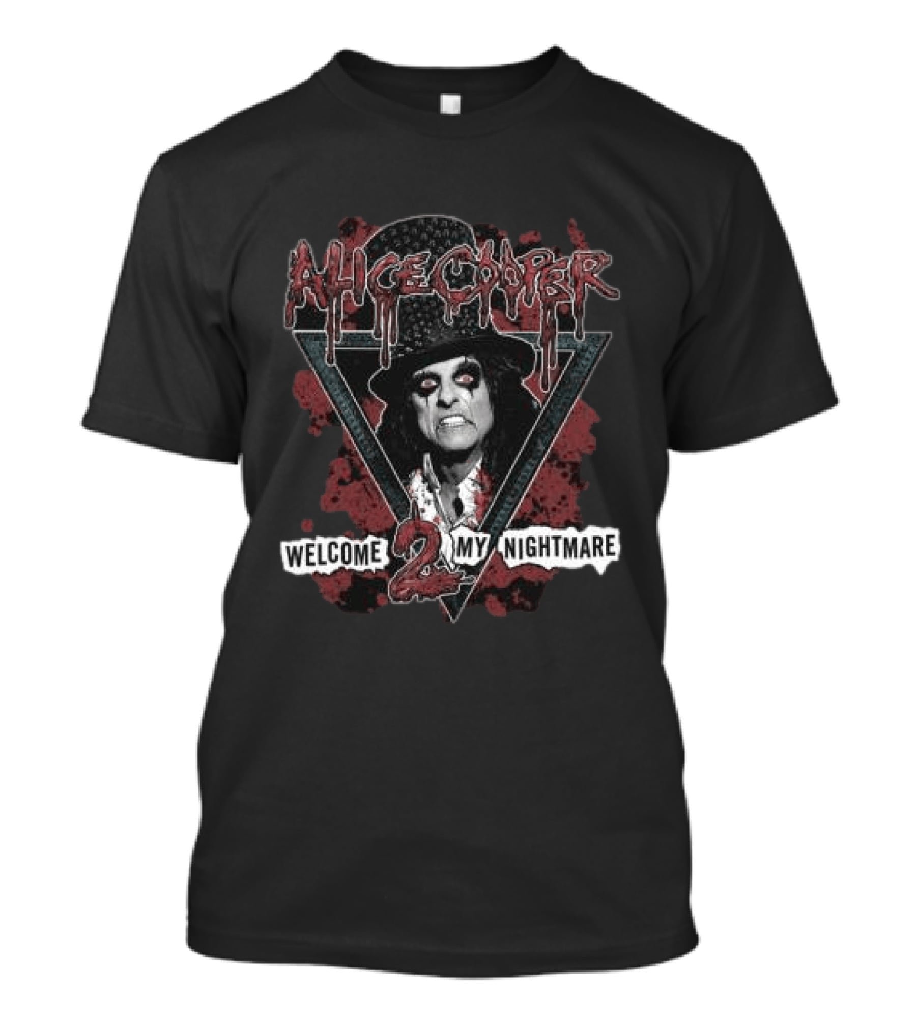 Alice Cooper Welcome 2 My Nightmare Vintage Horror T-Shirt