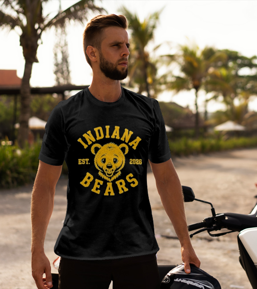 Indiana Bears Est 2026 Bear Mascot Fan Gear T-Shirt
