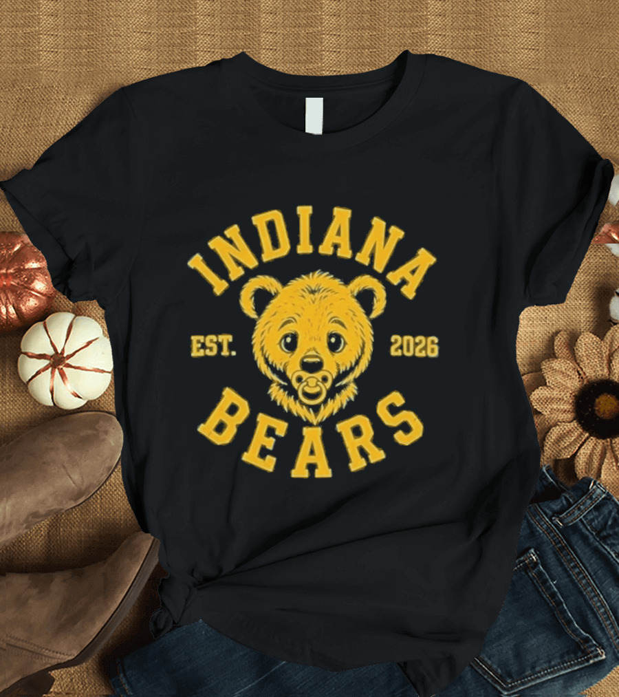 Indiana Bears Est 2026 Bear Mascot Fan Gear T-Shirt