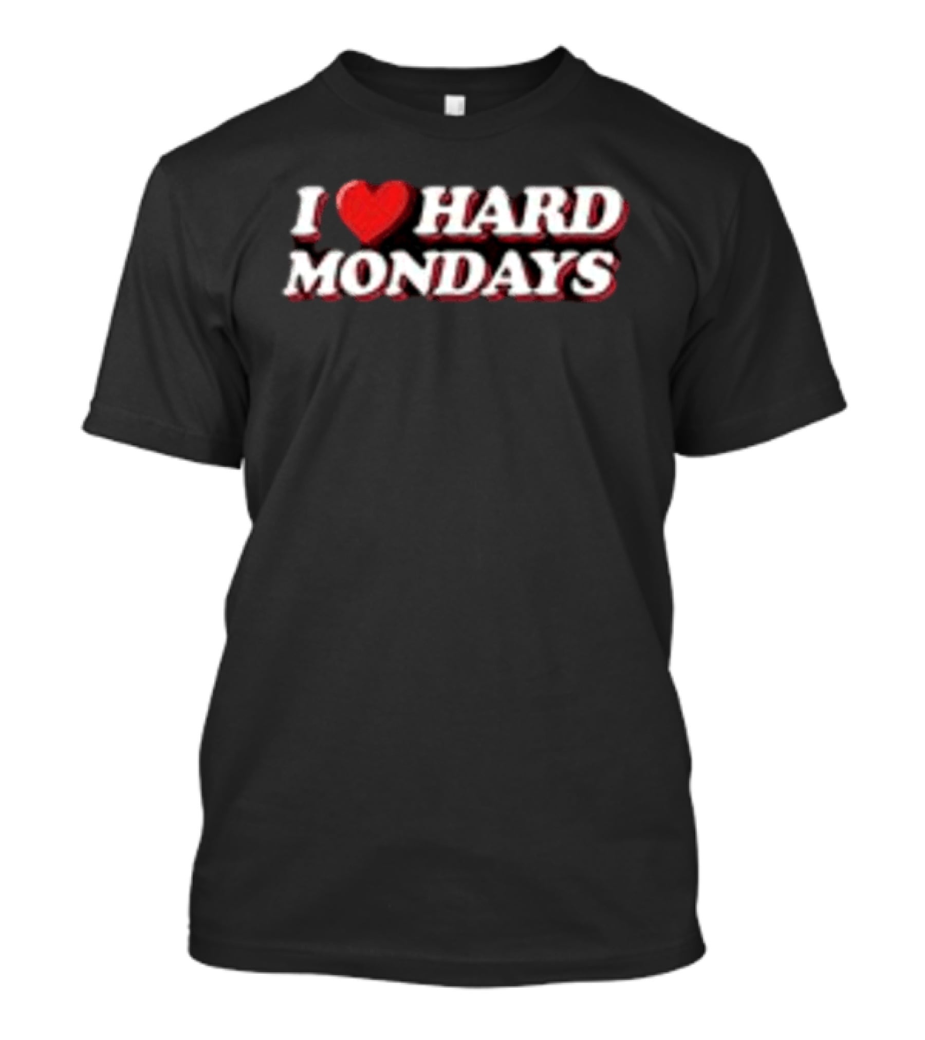 D&P Hard Launch Store I Heart Hard Mondays Hat T-Shirt