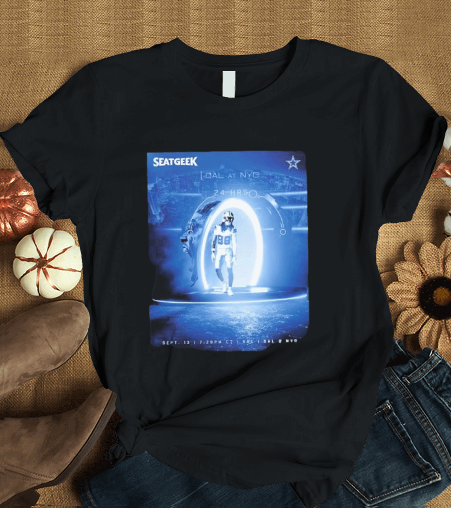 Seatgeek Dallas Vs New York Giants MetLife Stadium September 13 2026 24 Hrs Countdown T-Shirt