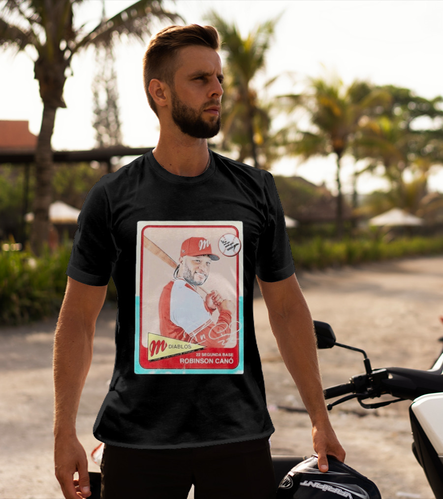 Robinson Canó Diablos Rojos Del México Paper Planes Baseball Segunda Base T-Shirt