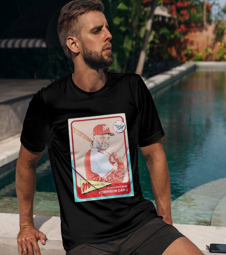 Robinson Canó Diablos Rojos Del México Paper Planes Baseball Segunda Base T-Shirt