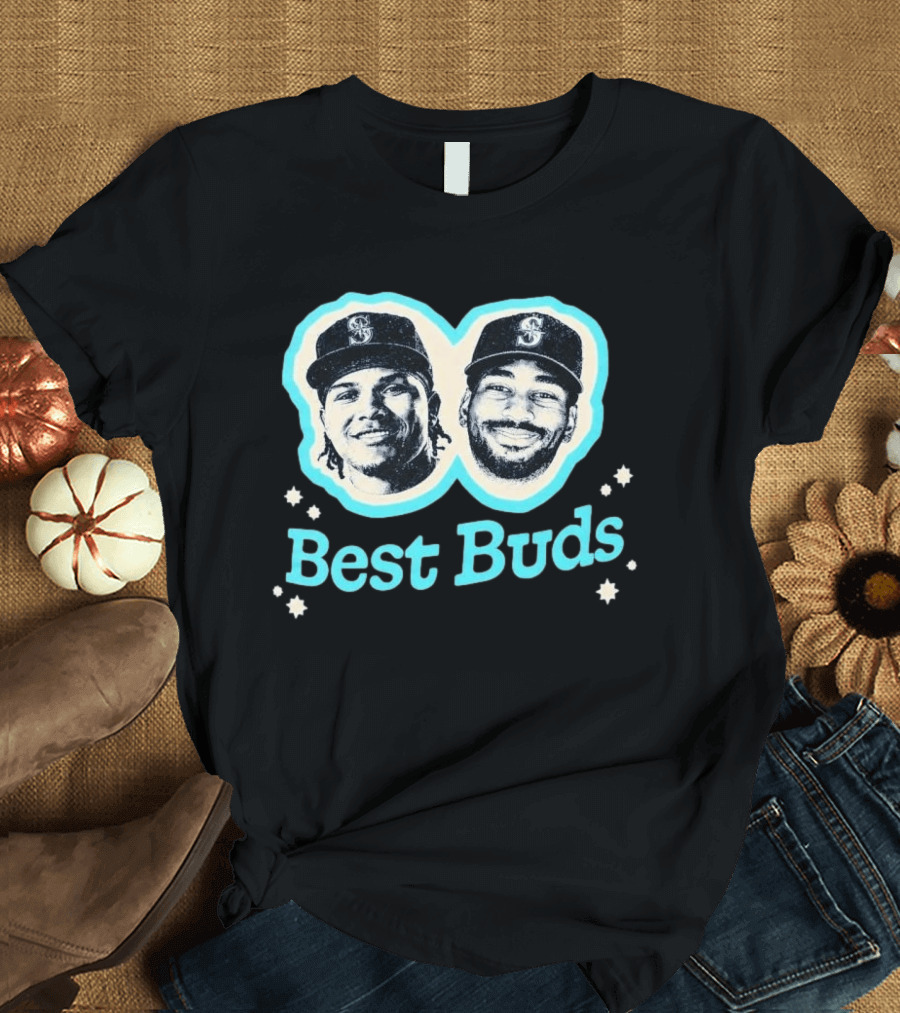 Michael Arroyo Lázaro Montes Best Buds Seattle Baseball Duo T-Shirt
