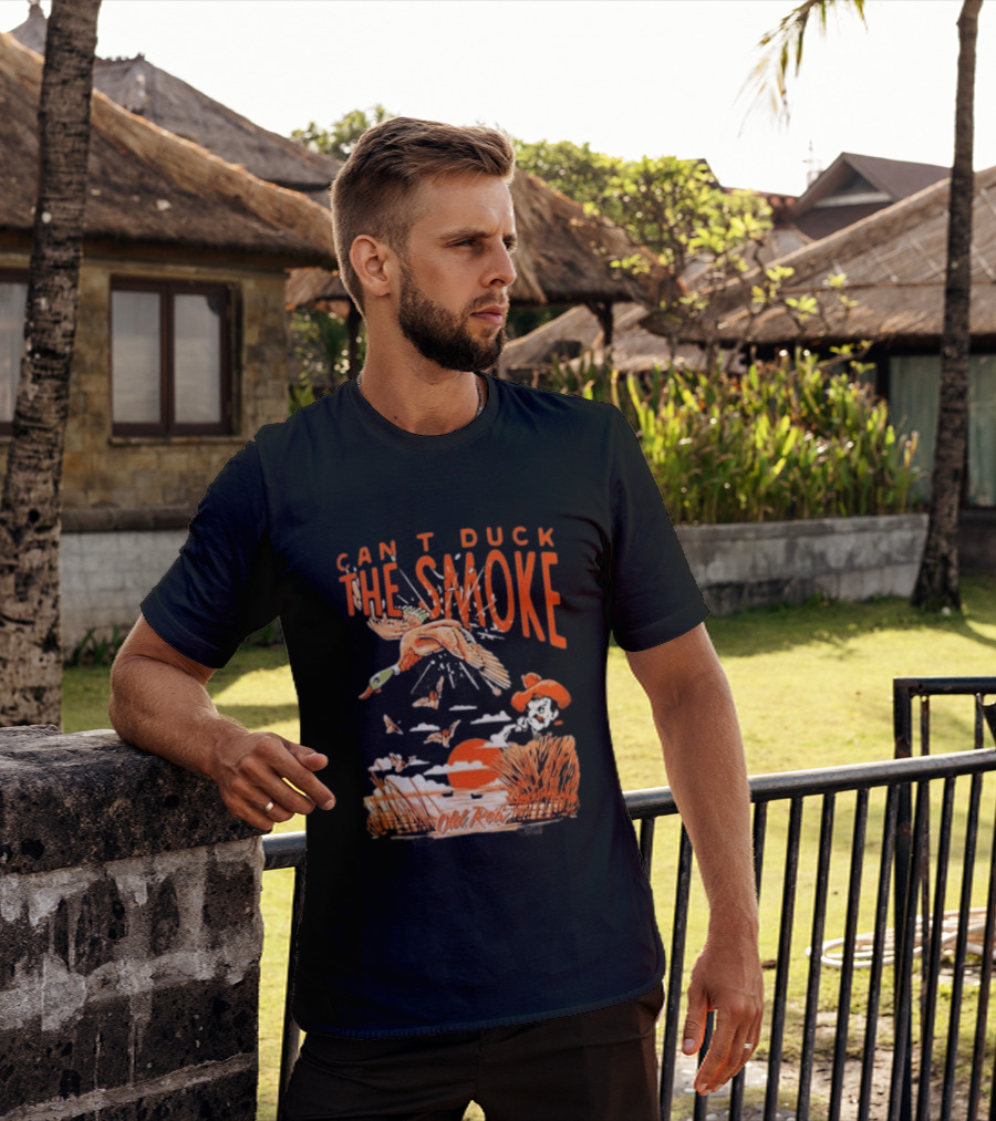 Oklahoma State Cowboys Can't Duck The Smoke Vintage Old Row T-Shirt