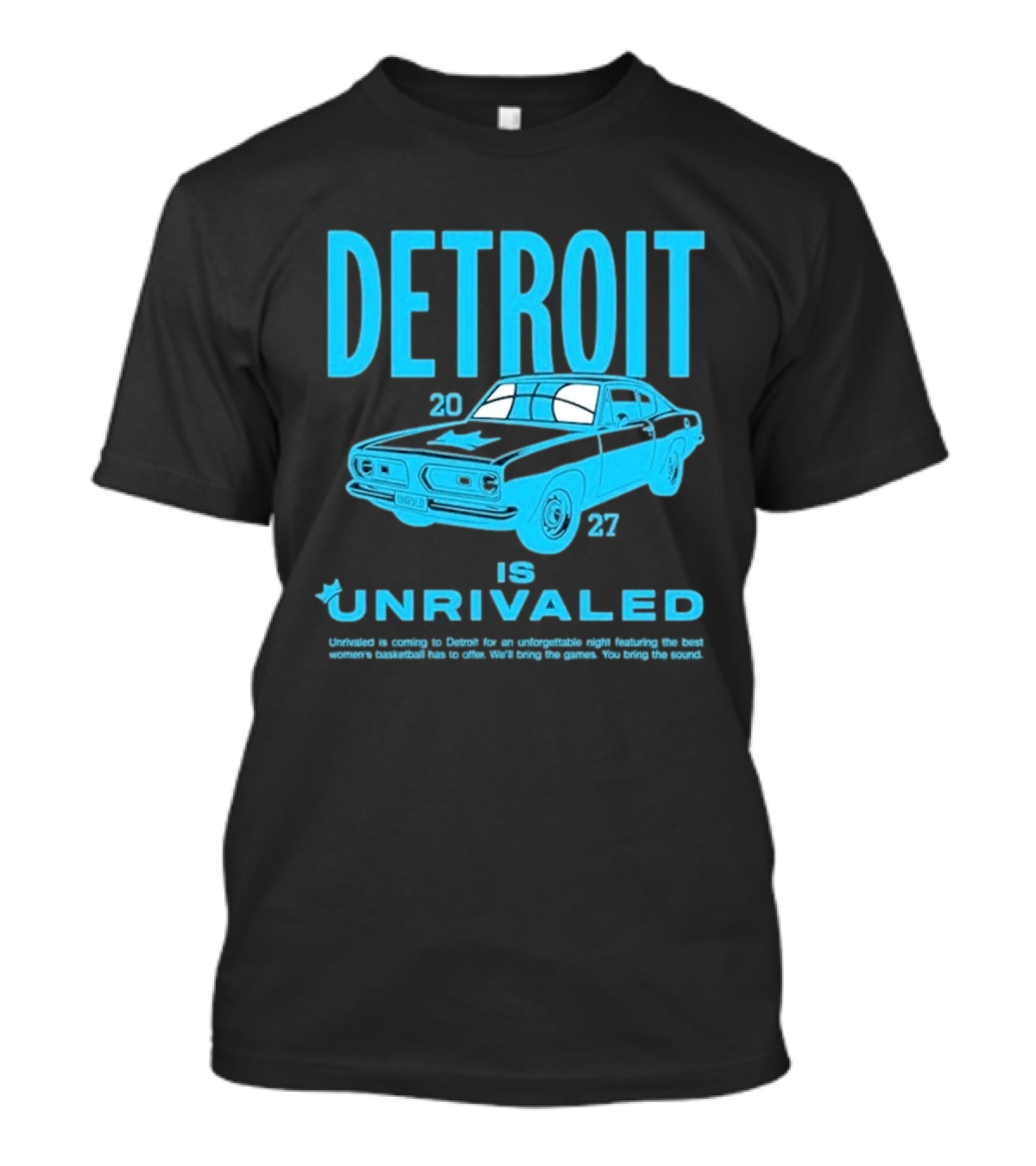 Detroit 2027 Is Unrivaled Season 3 Car Tour T-Shirt