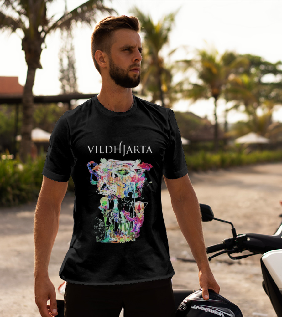 Vildhjarta Ylva Colorful Abstract T-Shirt