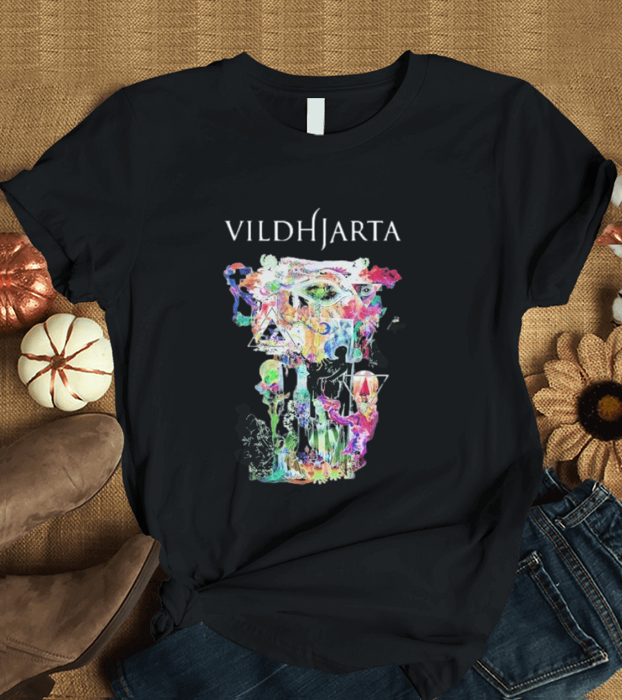 Vildhjarta Ylva Colorful Abstract T-Shirt