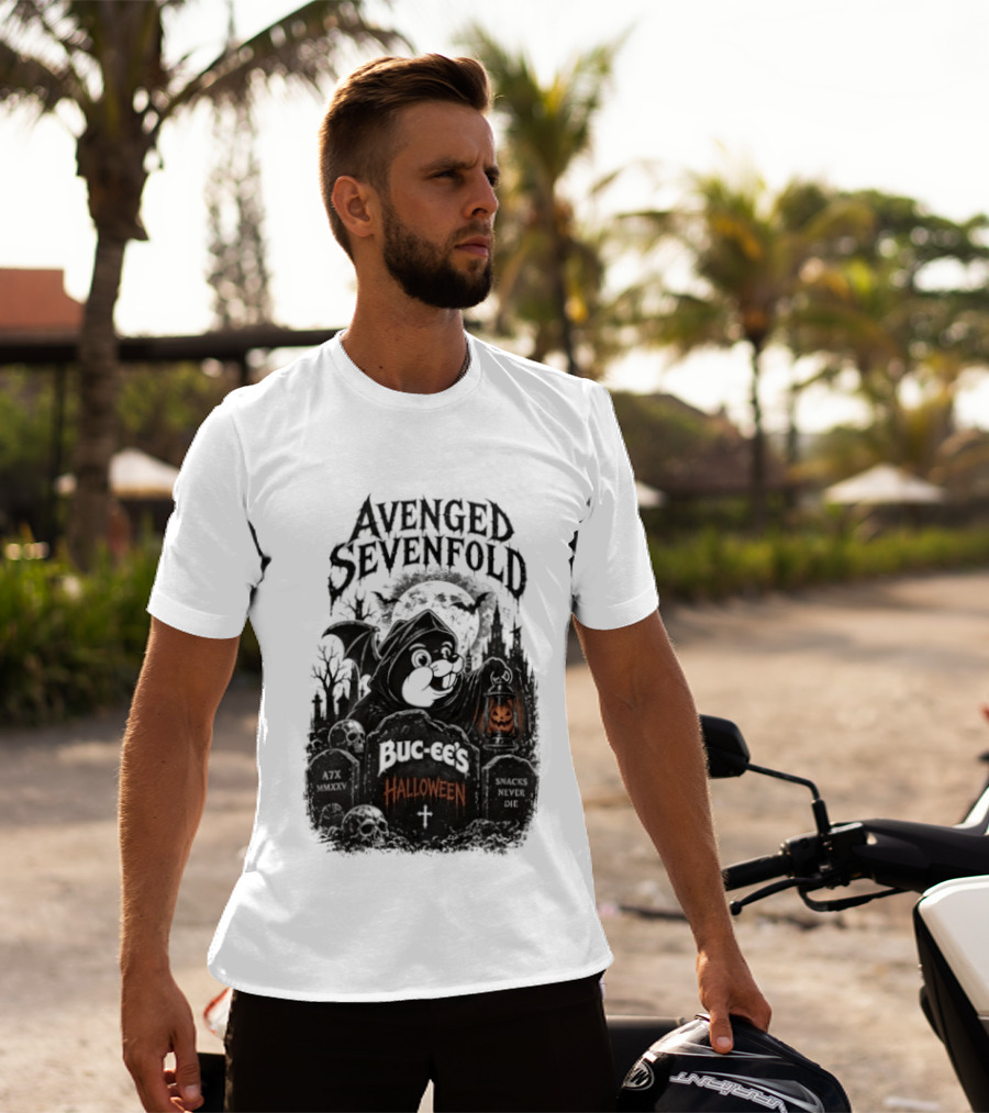 Avenged Sevenfold Buc Ee's Halloween Pumpkin Collaboration T-Shirt