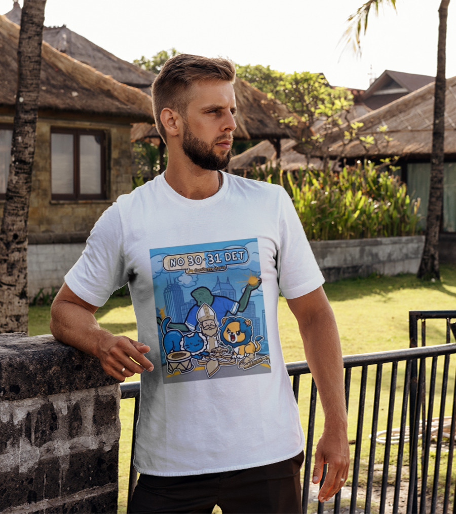 CornDoggy Sports NO 30 31 DET New Orleans Saints Vs Detroit Lions T-Shirt
