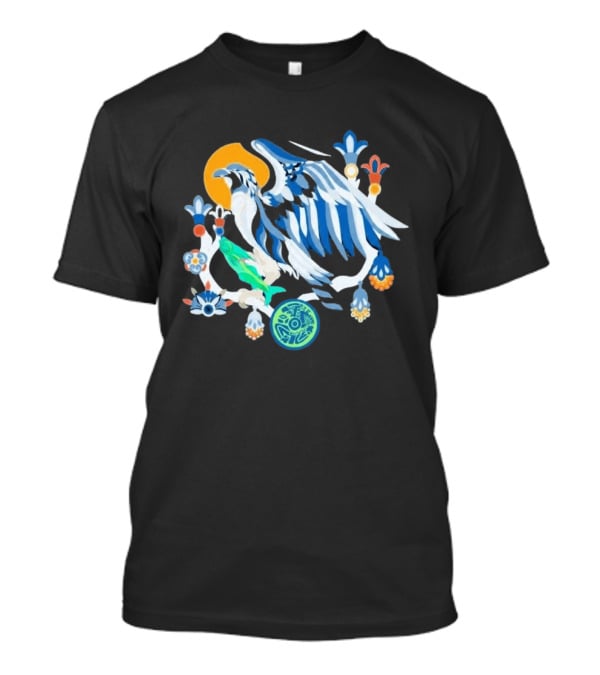 2026 Seahawks Latino Heritage Seahawks Bird Aztec T-Shirt