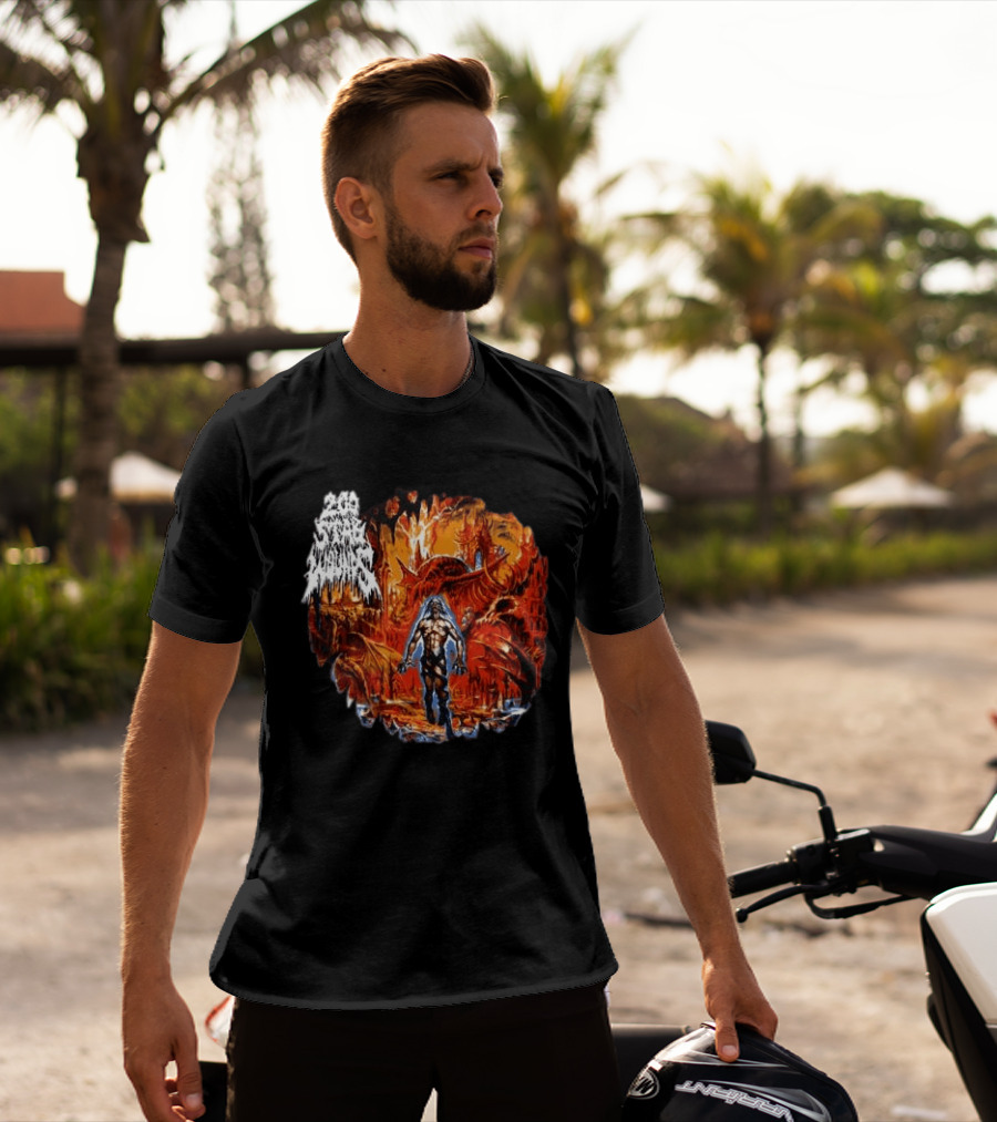 200 Stab Wounds Lowest Form Evilgreed Shop Longsleeve Fiery Dragon T-Shirt