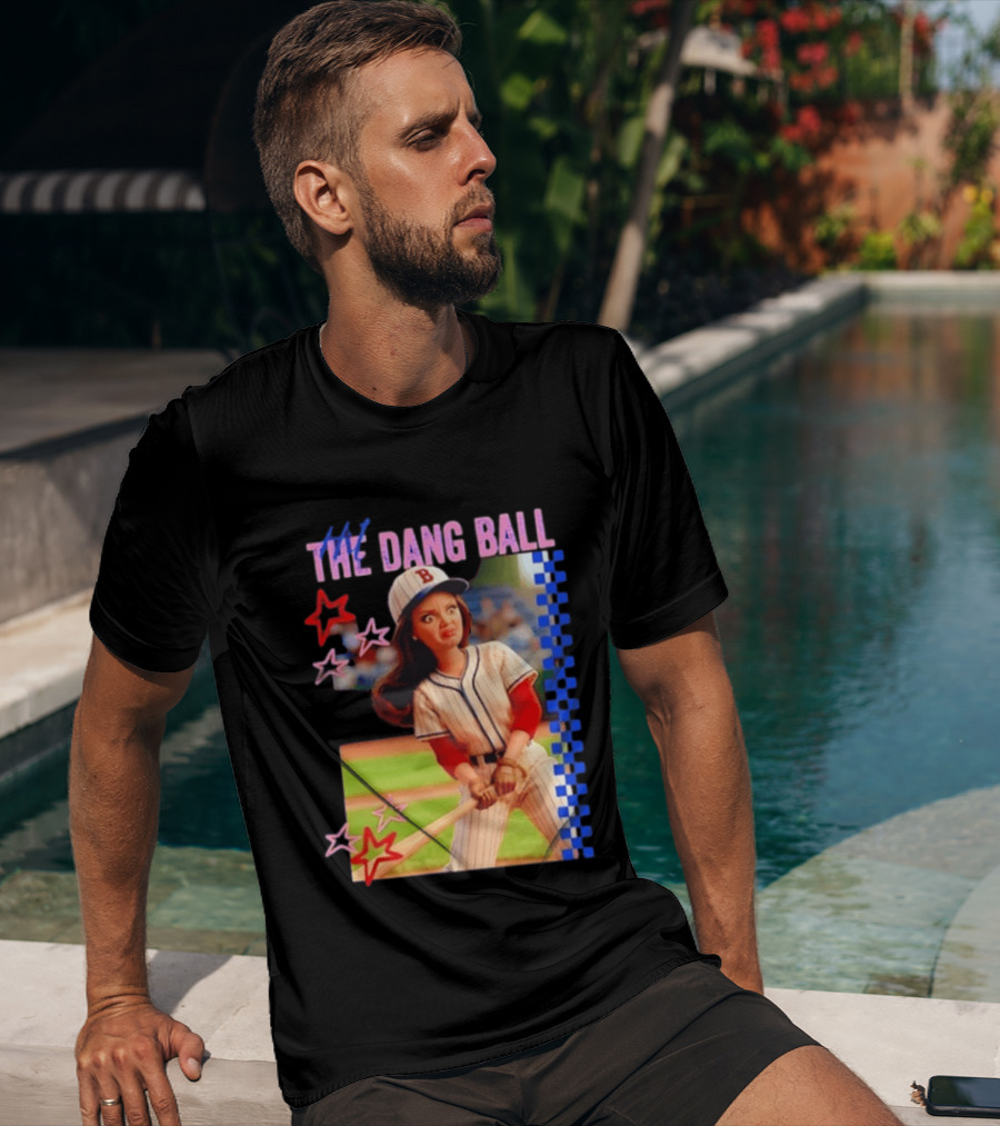 Barbie Ballfield Hit The Dang Ball Baseball Player Doll Vintage Stars T-Shirt
