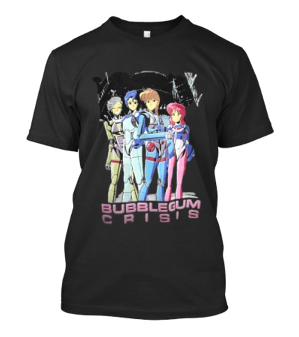 Bubblegum Crisis Female Warriors Cyberpunk Hardsuits Anime T-Shirt