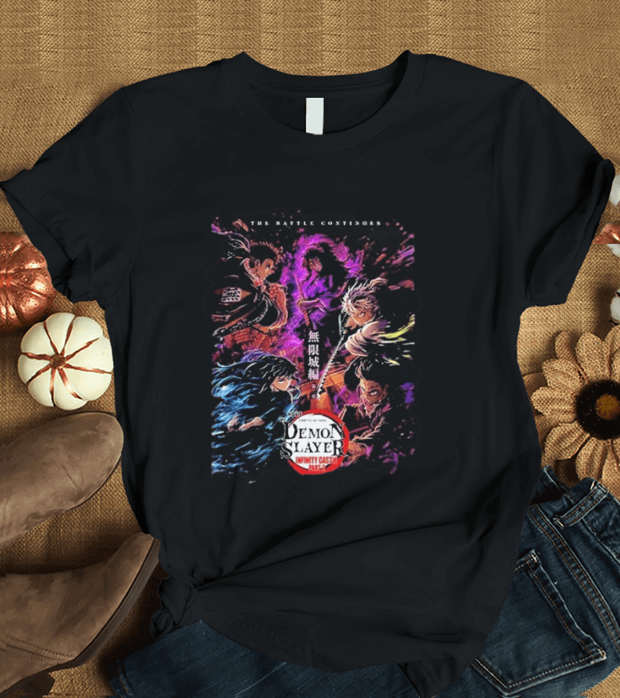 Demon Slayer Infinity Castle Part 2 The Battle Continues Coming Soon In Cinemas T-Shirt