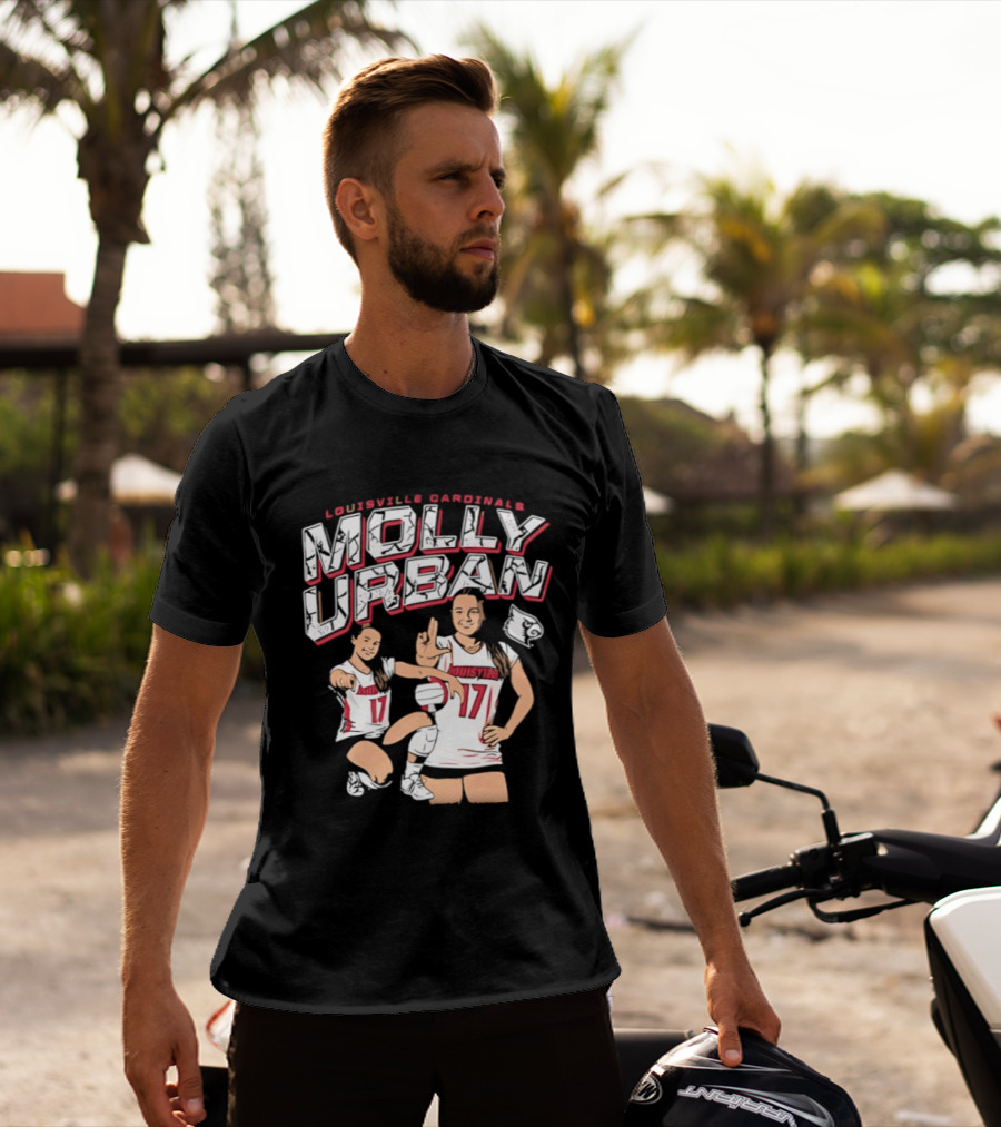 Molly Urban Louisville Cardinals Volleyball Number 17 T-Shirt