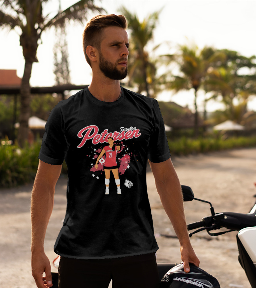 Payton Petersen Louisville Cardinals 21 Volleyball Sportswear T-Shirt