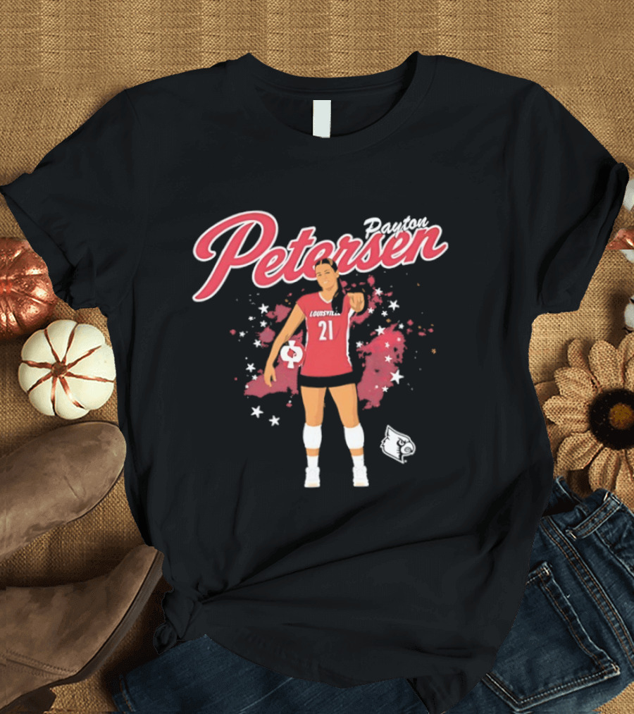 Payton Petersen Louisville Cardinals 21 Volleyball Sportswear T-Shirt