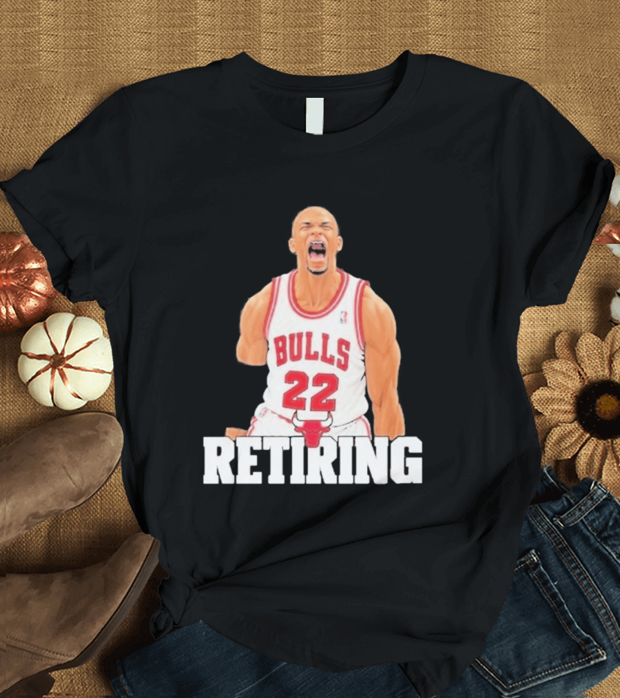 Taj Gibson 22 Bulls Retiring Iconic Moment T-Shirt