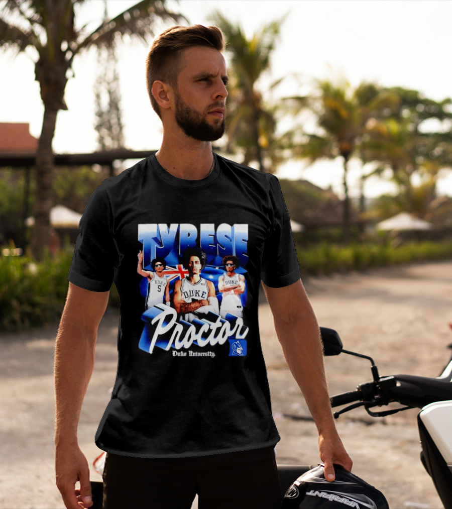 Tyrese Proctor Duke University Blue Devils Basketball Collage T-Shirt
