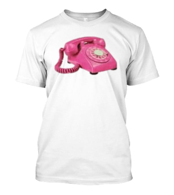 Fesspool Shop Retro Pink Phone Crop Top T-Shirt