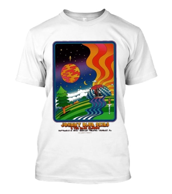 Johnny Blue Skies And The Dark Clouds Greek Theatre Berkeley CA September 15 2026 Event Psychedelic T-Shirt