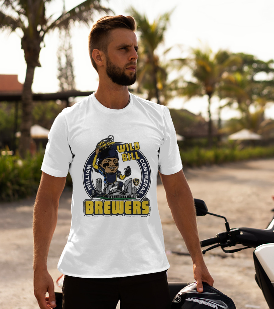 Milwaukee Brewers Wild Bill William Contreras Baseball 2026 T-Shirt