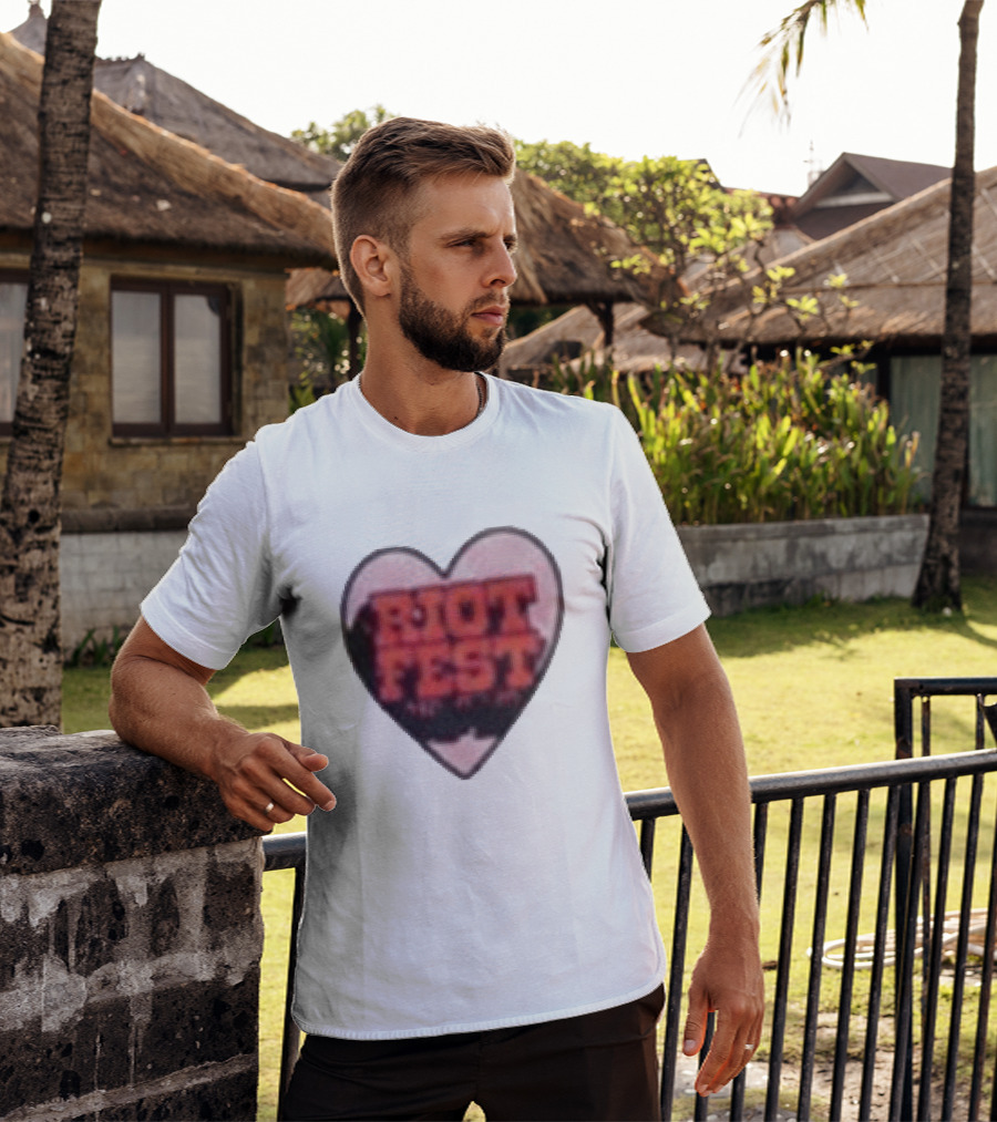 Riot Fest 2026 Chicago September 18 20 Heart T-Shirt