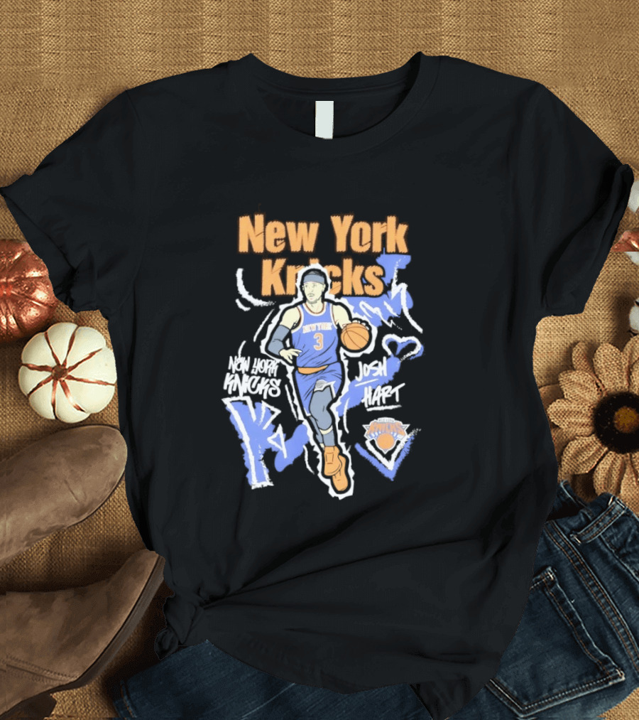 New York Knicks Josh Hart Chalked Up Basketball Player T-Shirt