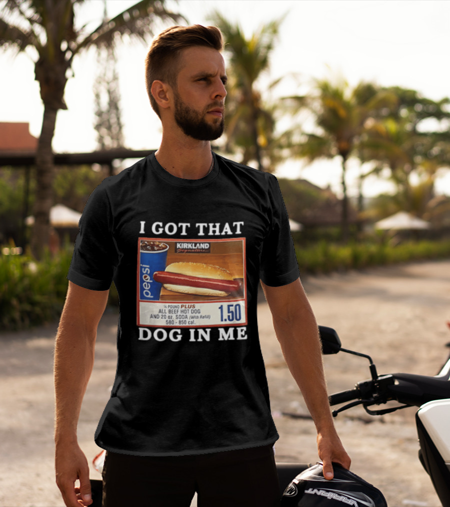 Kirkland Signature Pepsi Hot Dog I Got That Dog In Me 1.50 Menu T-Shirt