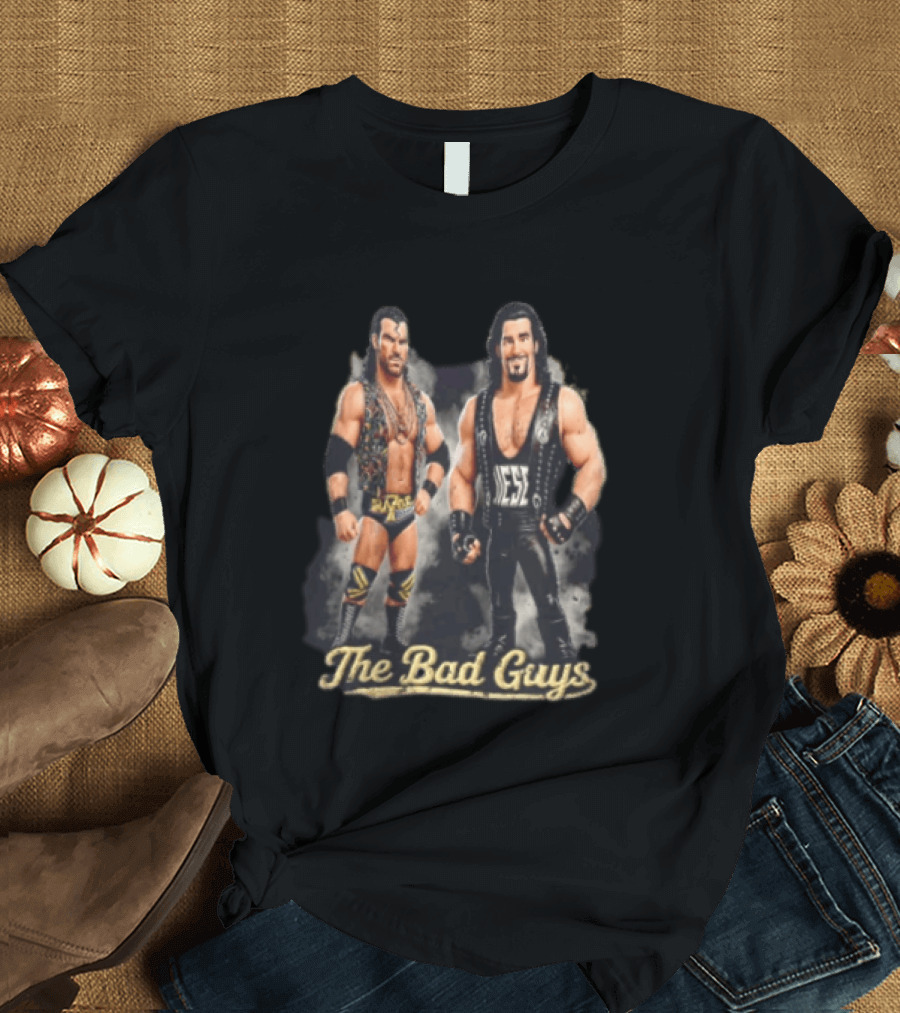 Razor Ramon Diesel The Bad Guys WWE Wrestling Legends T-Shirt