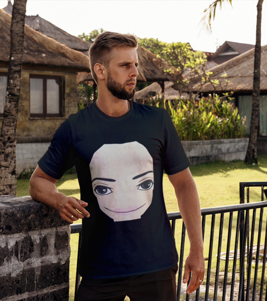 Roblox Avatar Smirking Face Female T-Shirt