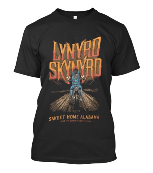 Lynyrd Skynyrd Sweet Home Alabama Lord I Am Coming Home To You Vintage Cowboy Riding Horse T-Shirt