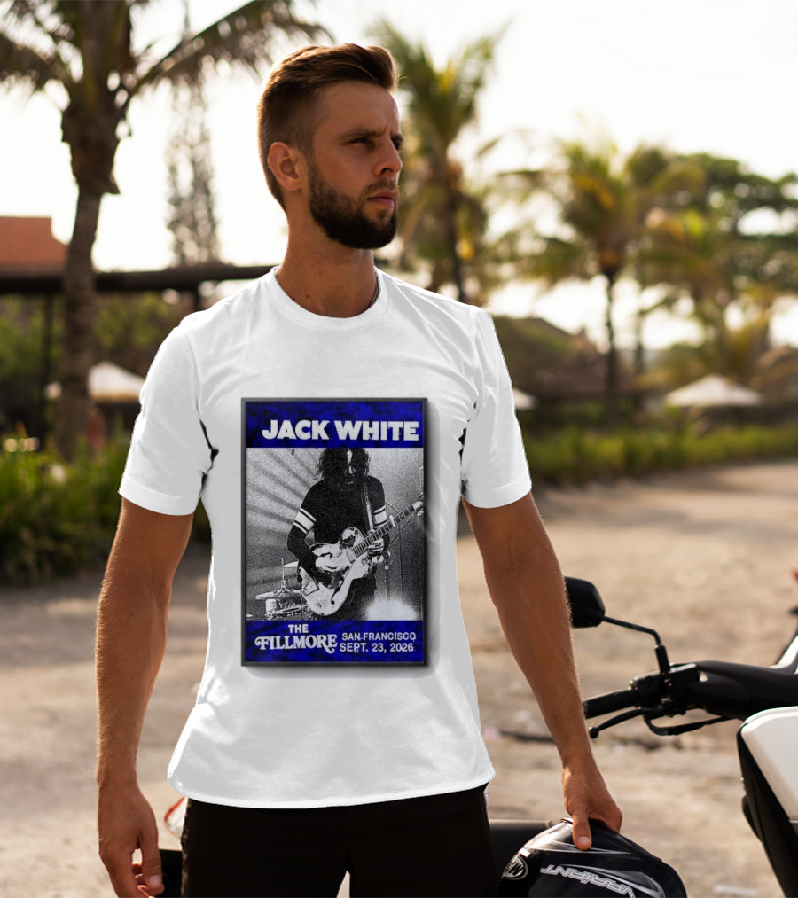 Jack White The Fillmore San Francisco September 23 2026 T-Shirt
