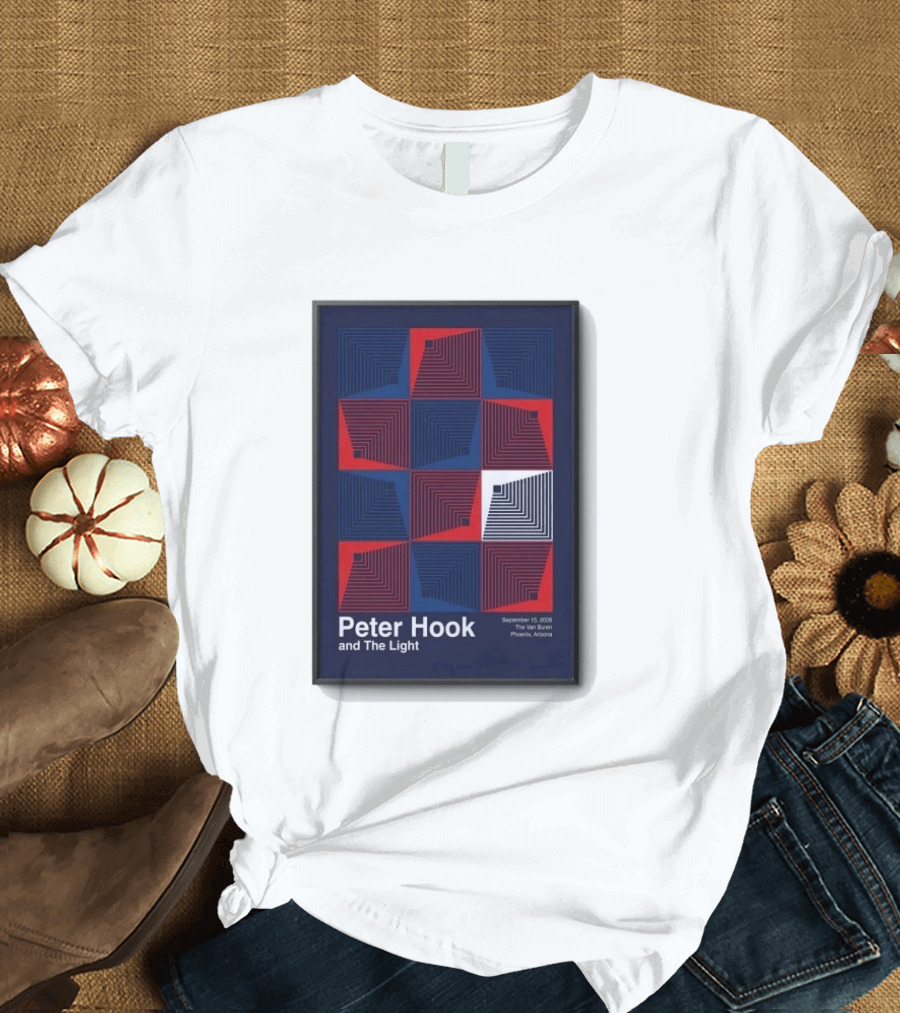 Peter Hook And The Light September 15 2026 The Van Buren Phoenix Arizona T-Shirt