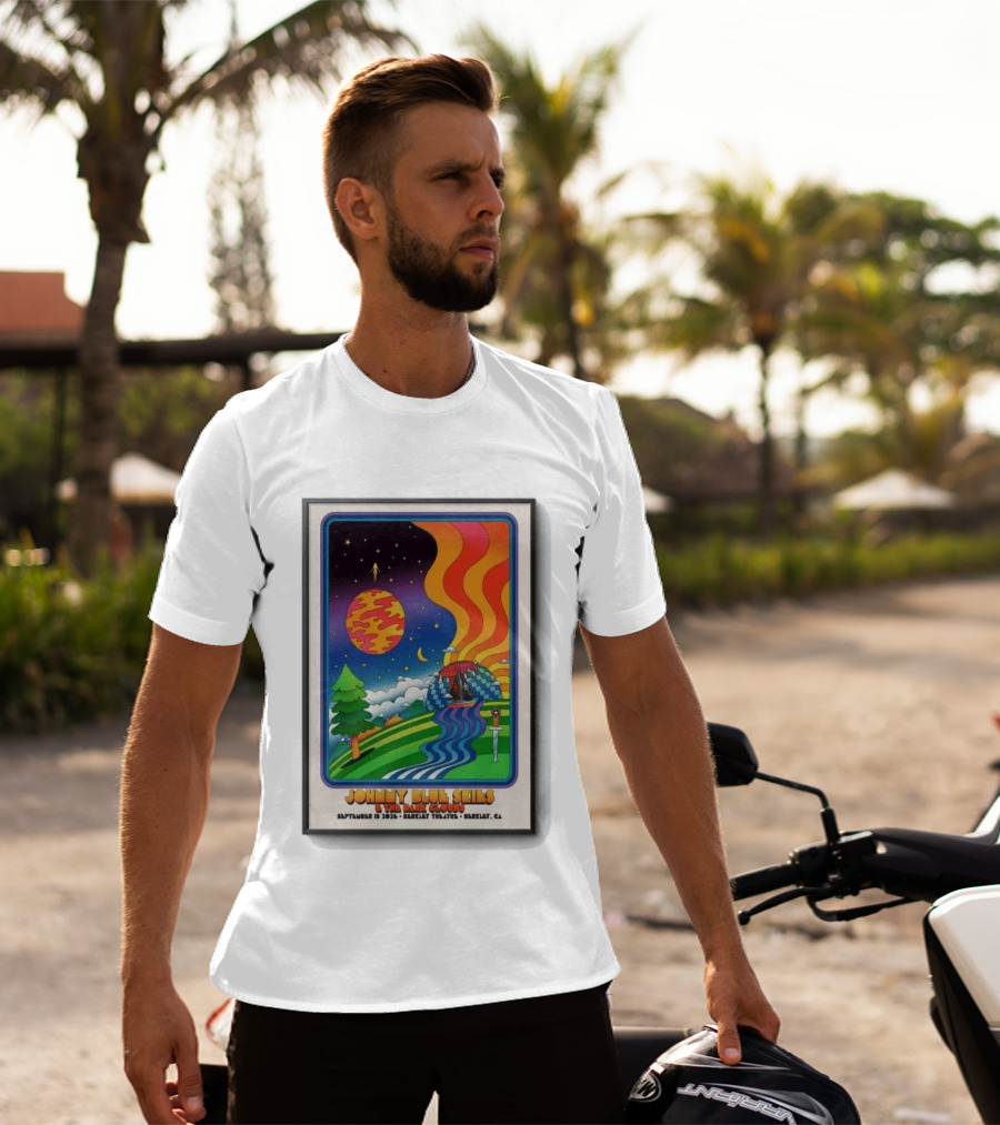 Johnny Blue Skies And The Dark Clouds Berkeley Theatre September 15 2026 Berkeley CA T-Shirt