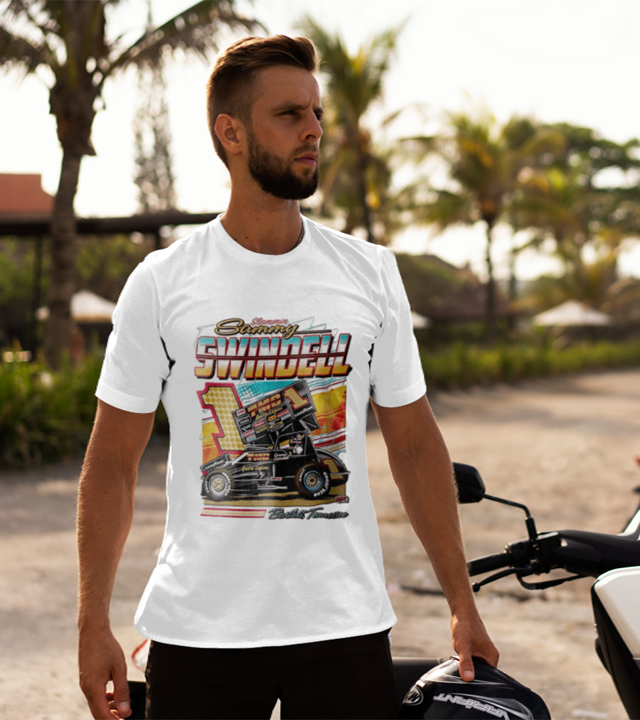 Slammin Sammy Swindell Number 1 Sprint Car Bartlett Tennessee Racing T-Shirt
