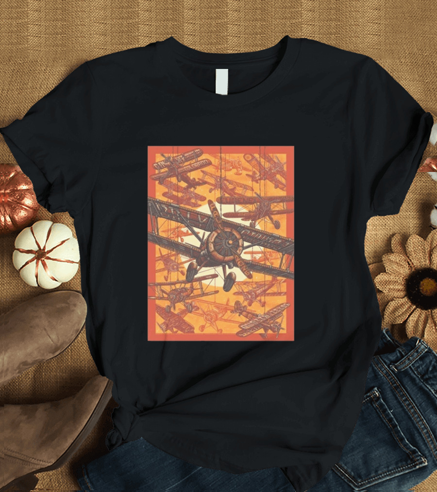 Billy Strings Fall 2026 Luke Martin Denver CO Airplane T-Shirt