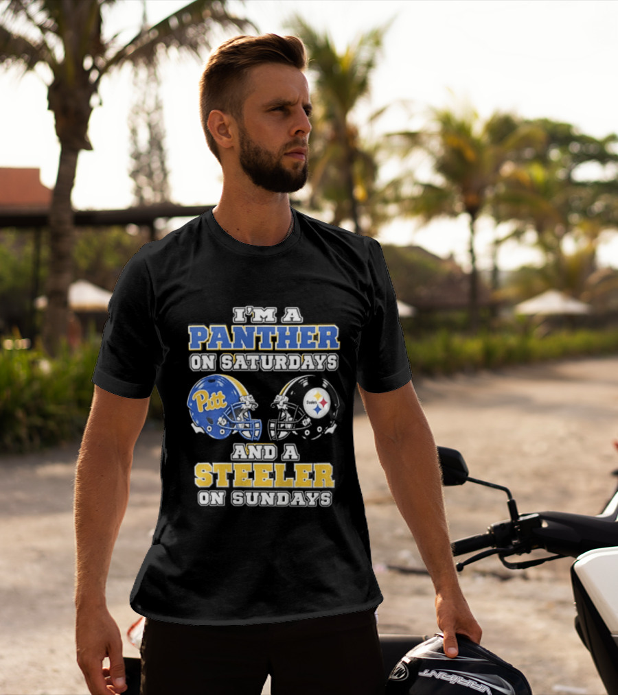 I’m A Panther On Saturdays And A Steeler On Sundays T-Shirt