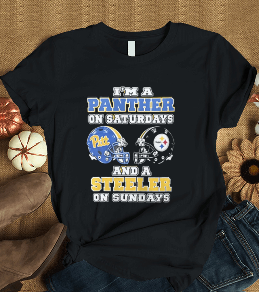 I’m A Panther On Saturdays And A Steeler On Sundays T-Shirt