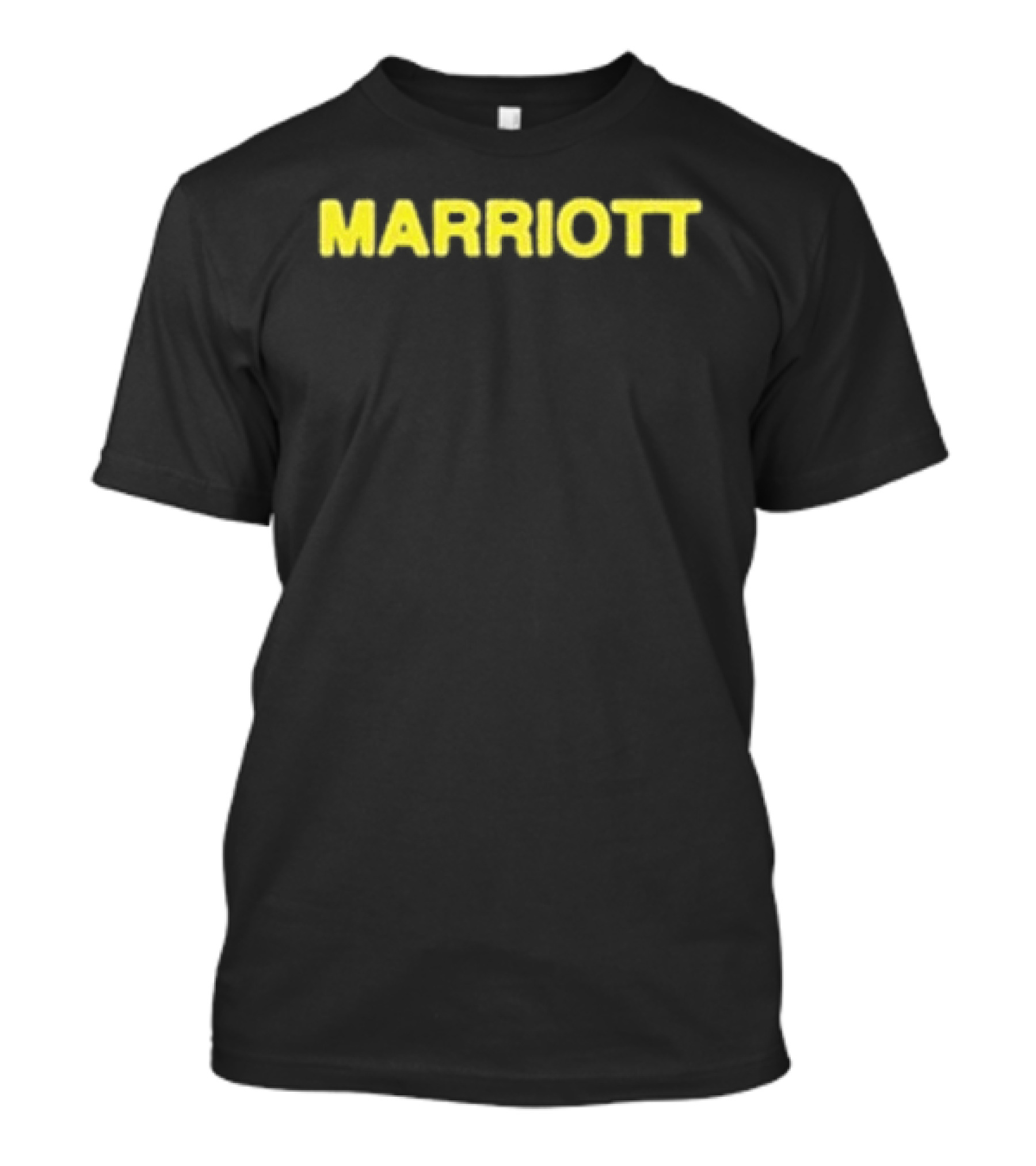 James Marriott Sticker Collage Black Marriott Yellow T-Shirt