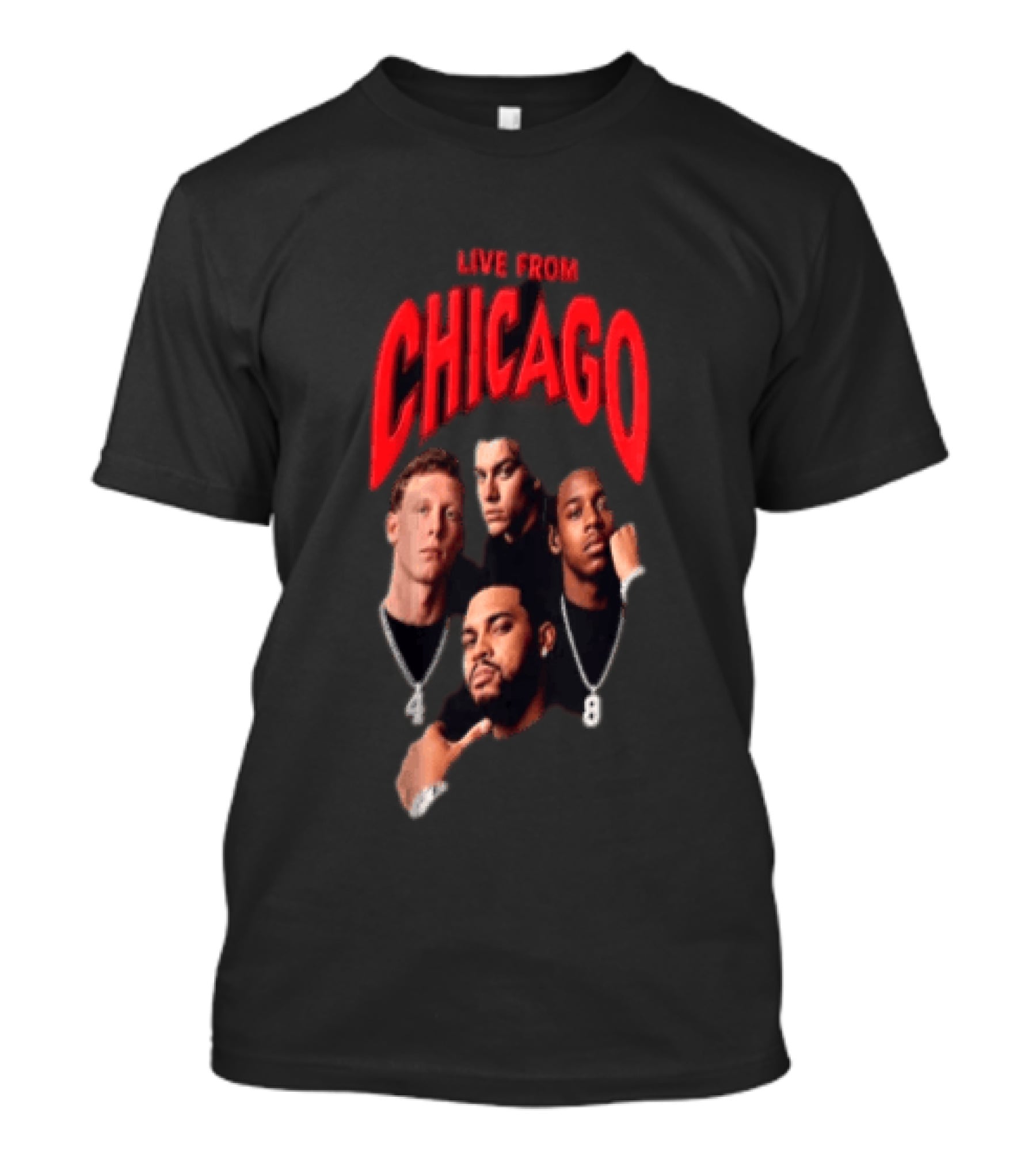 Live From Chicago Basketball Stars T-Shirt