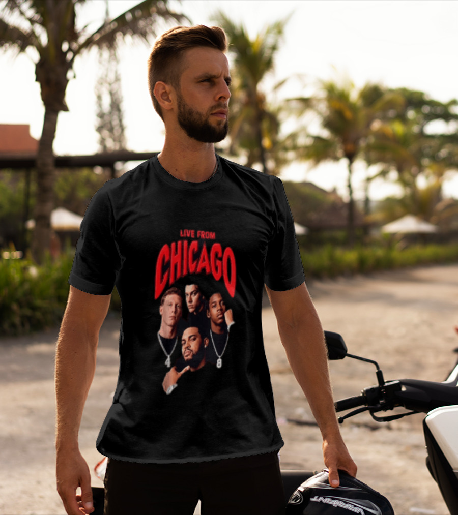 Live From Chicago Basketball Stars T-Shirt