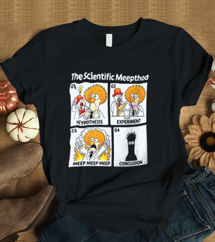 The Scientific Meepthod Beaker Experiment Walter White Conclusion Comic T-Shirt