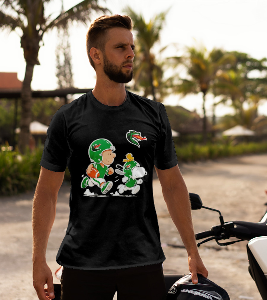 UAB Blazers Charlie Brown Woodstock Snoopy NCAA Football Collaboration T-Shirt