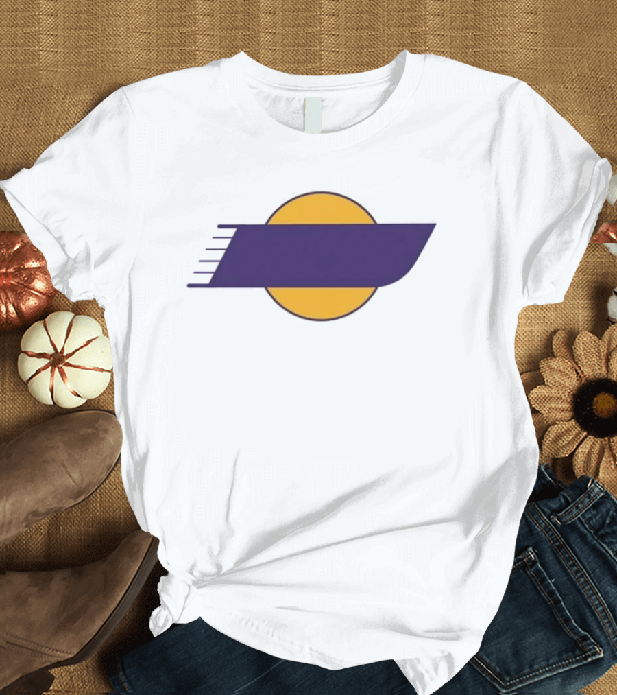 Ji Lee Underbranded Los Angeles Lakers Retro Sun T-Shirt