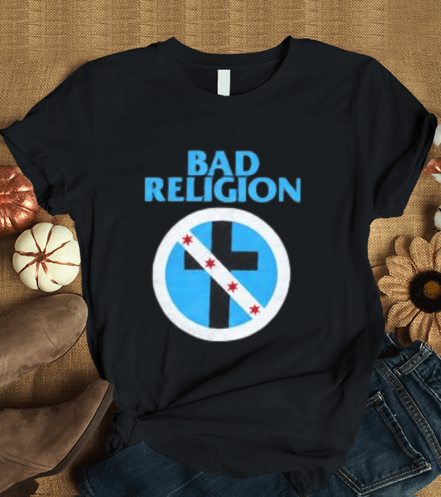 Bad Religion Store Riot Fest Chicago T-Shirt