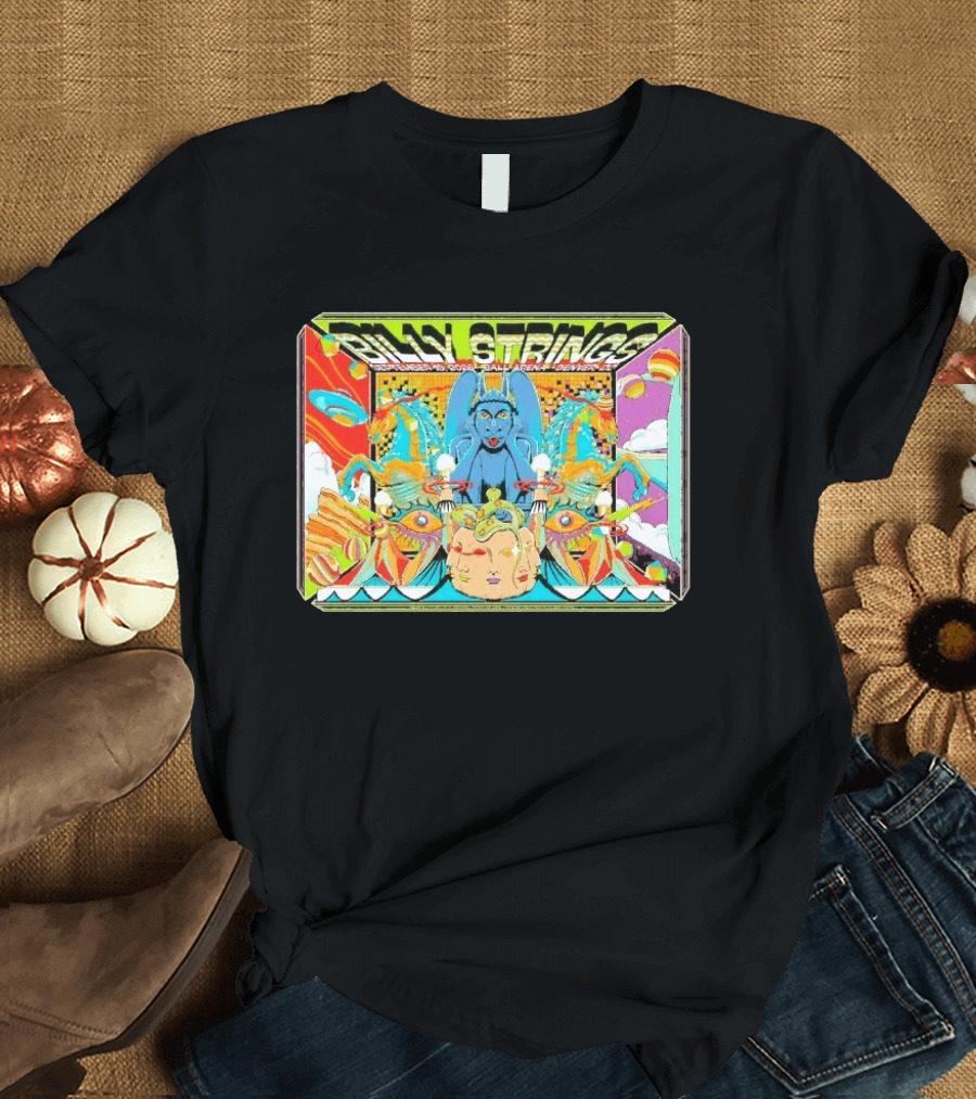 Billy Strings September 19 2026 Ball Arena Denver By Pedro Correa T-Shirt