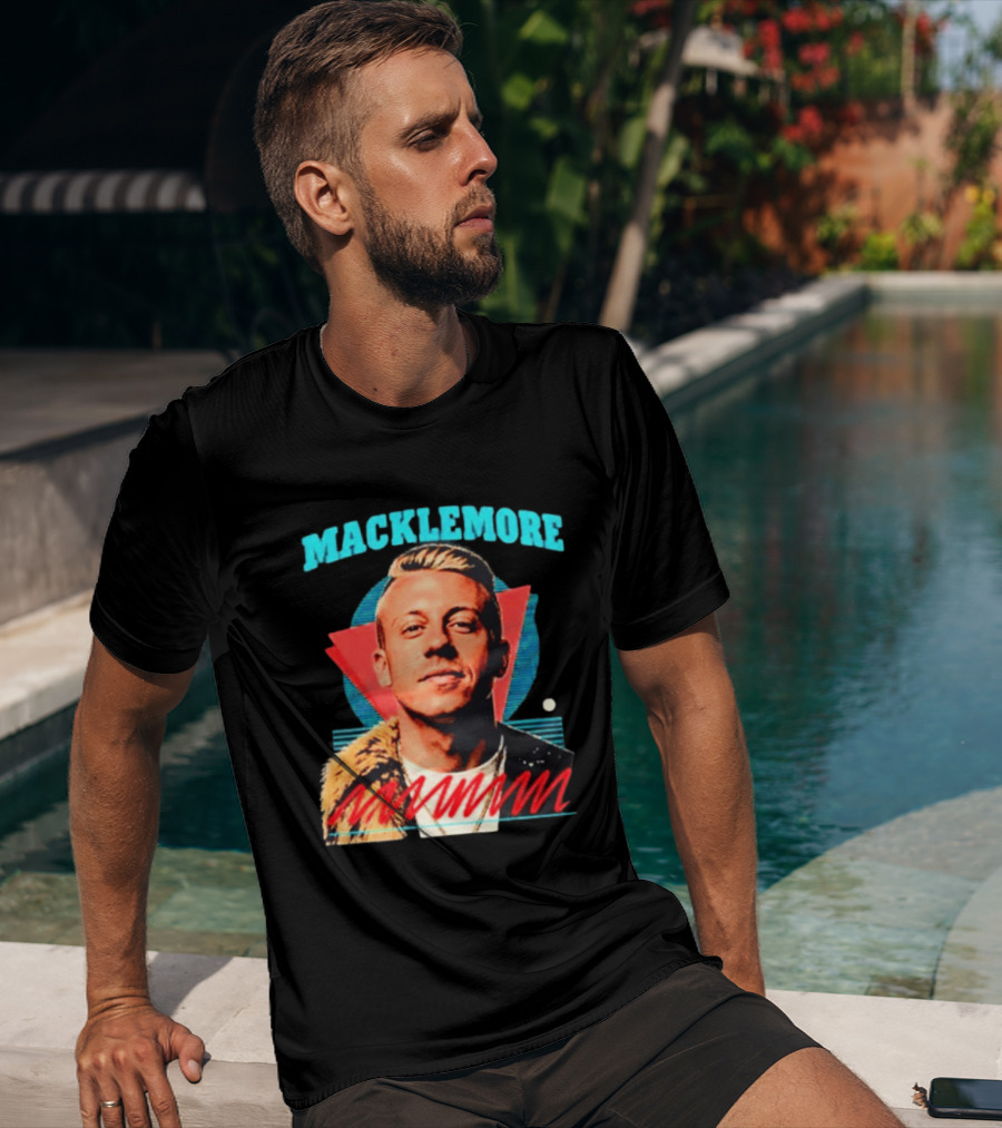 Macklemore Vintage Retro Style Collage T-Shirt